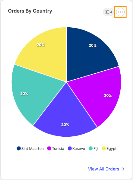 Widget instance menu button