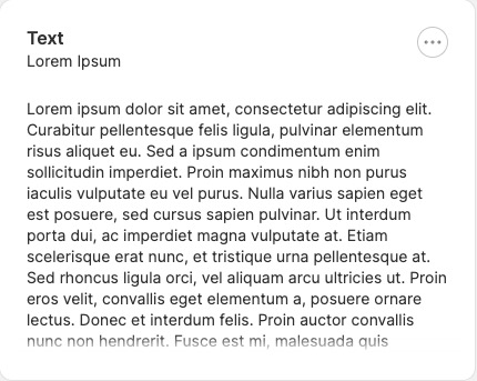 Text widget