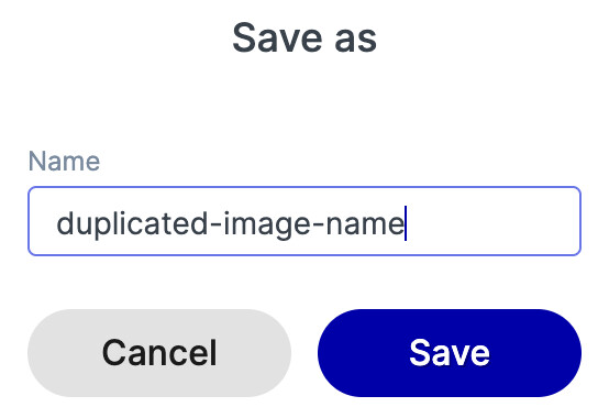 Save As