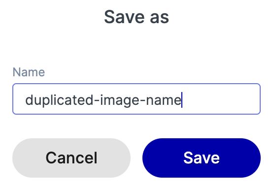 Save as